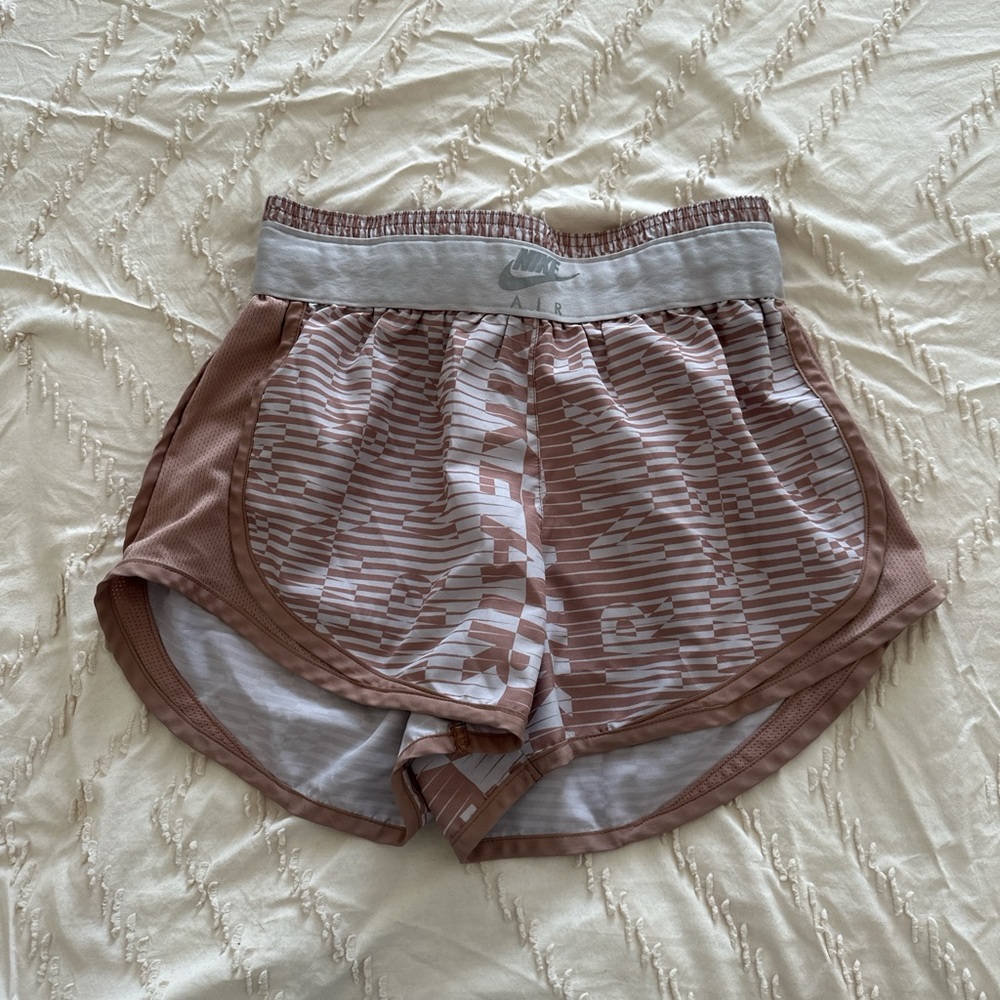 Nike Women's Athletic Shorts in Brown and Gray
